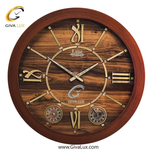 ساعت دیواری چوب لوکس عرض قاب 75 سانتیمتر  | قهوه ای | کد رفرنس 346 269_346-1.jpg