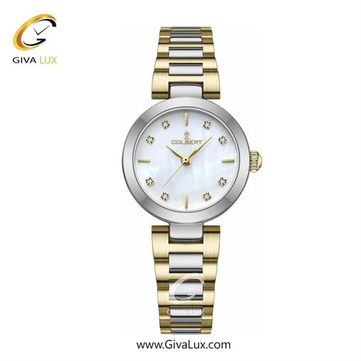 ساعت مچی اورجینال زنانه کلبرت COLBERT نقره ای | نقره ای-طلایی| سفید صدفی| کد رفرنس 0275L