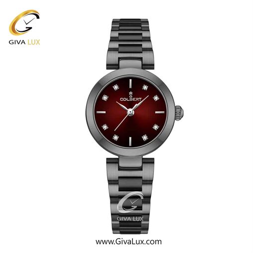 ساعت مچی اورجینال زنانه کلبرت COLBERT تیتانیوم | تیتانیوم| زرشکی| کد رفرنس 0275L