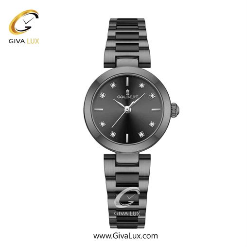 ساعت مچی اورجینال زنانه کلبرت COLBERT تیتانیوم | تیتانیوم| مشکی| کد رفرنس 0275L