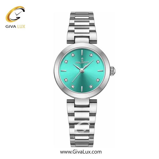 ساعت مچی اورجینال زنانه کلبرت COLBERT نقره ای | نقره ای| سبزآبی| کد رفرنس 0275L