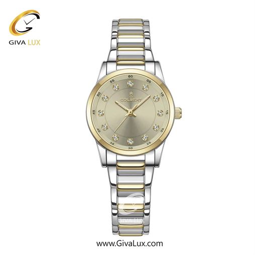 ساعت مچی اورجینال زنانه کلبرت COLBERT طلایی | نقره ای-طلایی| خاکی| کد رفرنس 0277L