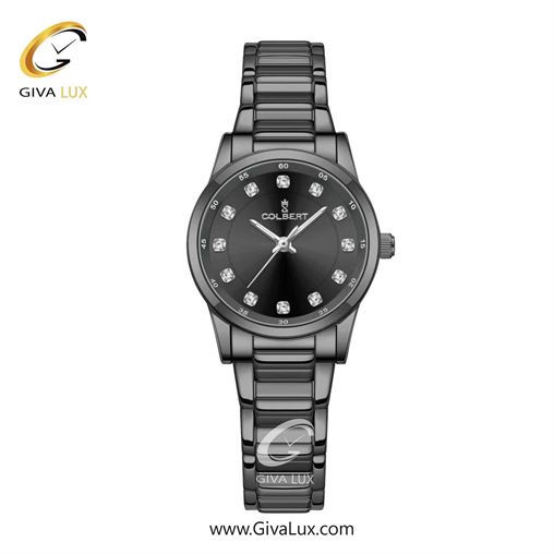 ساعت مچی اورجینال زنانه کلبرت COLBERT تیتانیوم | تیتانیوم| مشکی| کد رفرنس 0277L