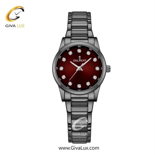 ساعت مچی اورجینال زنانه کلبرت COLBERT تیتانیوم | تیتانیوم| زرشکی| کد رفرنس 0277L