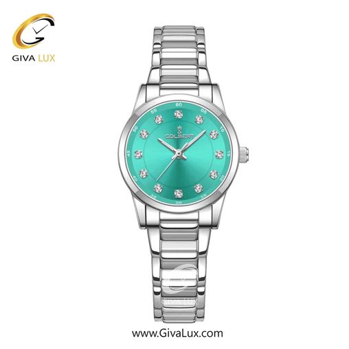 ساعت مچی اورجینال زنانه کلبرت COLBERT نقره ای | نقره ای| سبزآبی| کد رفرنس 0277L