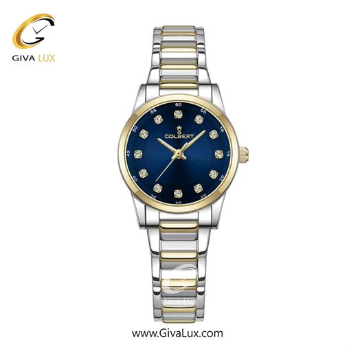 ساعت مچی اورجینال زنانه کلبرت COLBERT طلایی | طلایی-نقره ای| سرمه ای| کد رفرنس 0277L