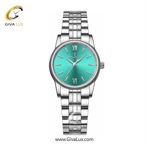 ساعت مچی اورجینال زنانه کلبرت COLBERT نقره ای | نقره ای| سبزآبی| کد رفرنس 0278L