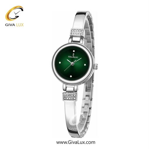 ساعت مچی اورجینال زنانه کلبرت COLBERT نقره ای | نقره ای| سبز یشمی تیره| کد رفرنس  0279L