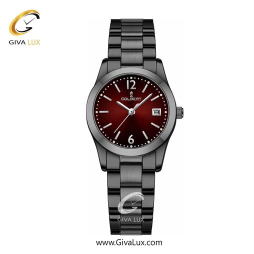 ساعت مچی اورجینال زنانه کلبرت COLBERT مشکی | مشکی| زرشکی| کد رفرنس 0280L
