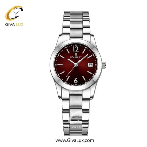 ساعت مچی اورجینال زنانه کلبرت COLBERT نقره ای | نقره ای| زرشکی| کد رفرنس 0280L