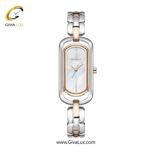 ساعت مچی اورجینال زنانه کلبرت COLBERT نقره ای-رزگلد | رزگلد-نقره ای| سفید صدفی| کد رفرنس 0281L