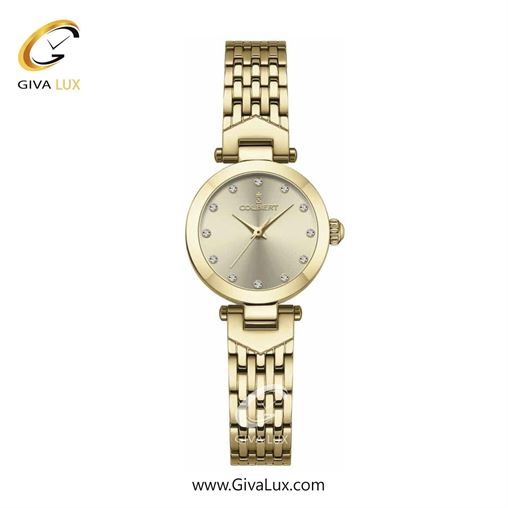ساعت مچی اورجینال زنانه کلبرت COLBERT طلایی | طلایی| خاکستری بژ| کد رفرنس 0282L