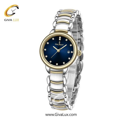 ساعت مچی اورجینال زنانه کلبرت COLBERT طلایی | نقره ای-طلایی| سرمه ای| کد رفرنس 0283L