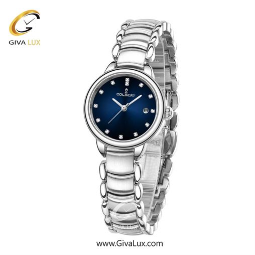 ساعت مچی اورجینال زنانه کلبرت COLBERT نقره ای | نقره ای| سرمه ای| کد رفرنس 0283L