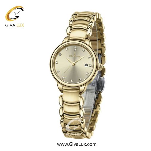 ساعت مچی اورجینال زنانه کلبرت COLBERT طلایی | طلایی| خاکستری بژ| کد رفرنس 0283L