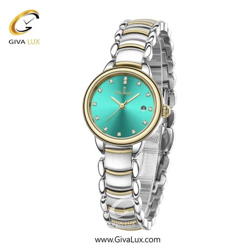 ساعت مچی اورجینال زنانه کلبرت COLBERT طلایی | طلایی-نقره ای| آبی| کد رفرنس 0283L