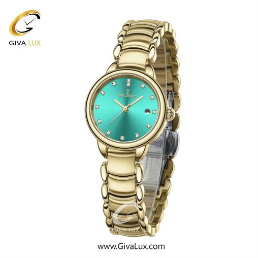 ساعت مچی اورجینال زنانه کلبرت COLBERT طلایی | طلایی| آبی| کد رفرنس 0283L