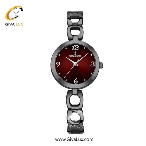 ساعت مچی اورجینال زنانه کلبرت COLBERT تیتانیوم | تیتانیوم| زرشکی| کد رفرنس 0284L