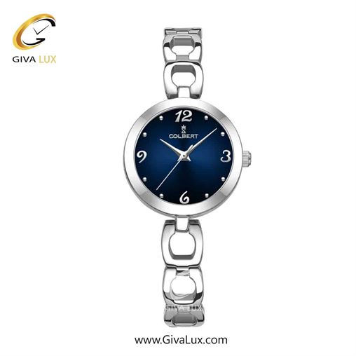 ساعت مچی اورجینال زنانه کلبرت COLBERT نقره ای | نقره ای| سرمه ای| کد رفرنس 0284L