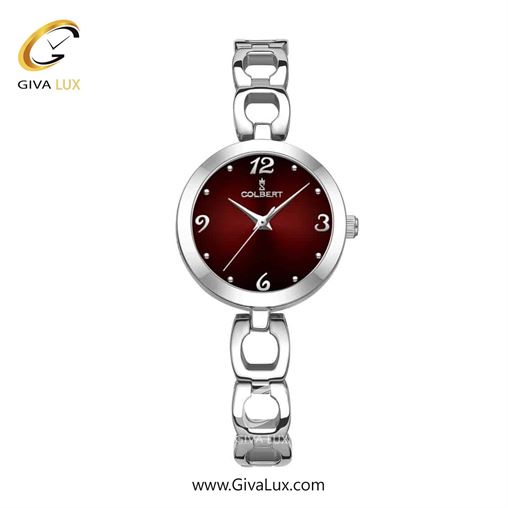 ساعت مچی اورجینال زنانه کلبرت COLBERT نقره ای | نقره ای| زرشکی| کد رفرنس 0284L