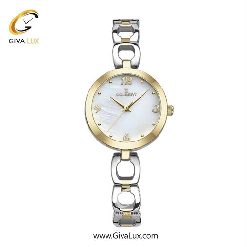 ساعت مچی اورجینال زنانه کلبرت COLBERT طلایی | نقره ای-طلایی| سفید صدفی| کد رفرنس 0284L