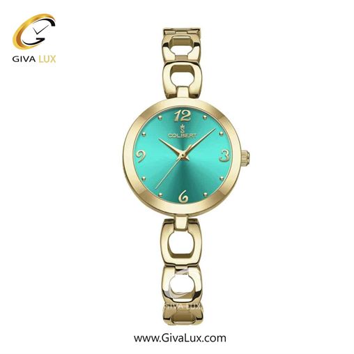 ساعت مچی اورجینال زنانه کلبرت COLBERT طلایی | طلایی| آبی| کد رفرنس 0284L