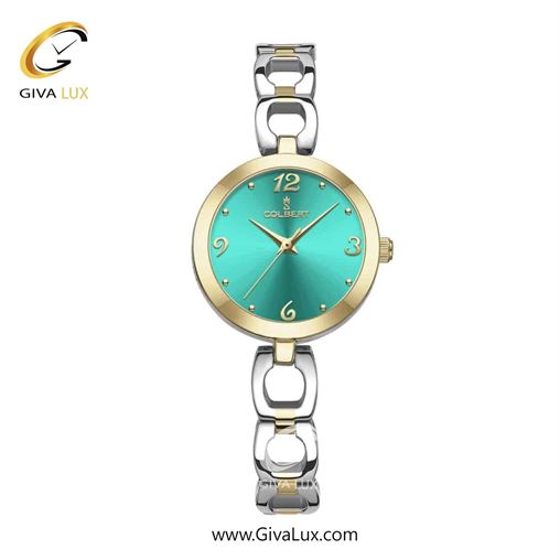 ساعت مچی اورجینال زنانه کلبرت COLBERT طلایی | طلایی-نقره ای| آبی| کد رفرنس 0284L