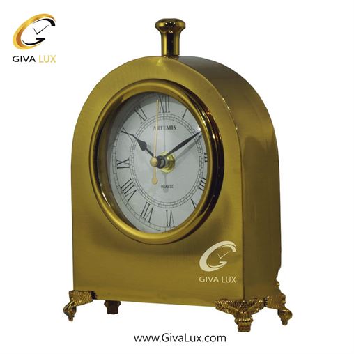 ساعت رومیزی آلیاژ فلزی| 284_30270-Gold.jpg