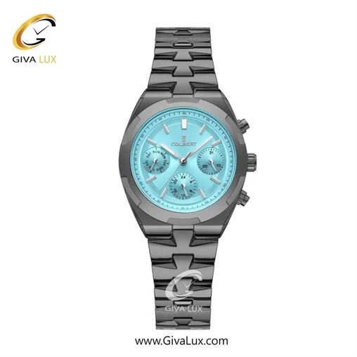 ساعت مچی اورجینال زنانه کلبرت COLBERT سه موتوره فول تایم تیتانیوم | تیتانیوم| آبی| کد رفرنس 0285L
