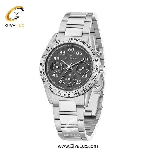 ساعت مچی اورجینال زنانه کلبرت COLBERT سه موتوره فول تایم نقره ای | نقره ای| دودی|تیتانیوم| کد رفرنس 0288L