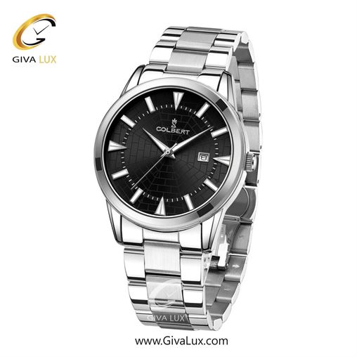ساعت مچی اورجینال مردانه کلبرت COLBERT نقره ای | نقره ای| مشکی| کد رفرنس 0289G