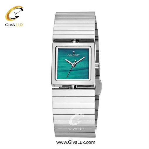 ساعت مچی اورجینال زنانه کلبرت COLBERT نقره ای | نقره ای| سبزآبی| کد رفرنس 0290L