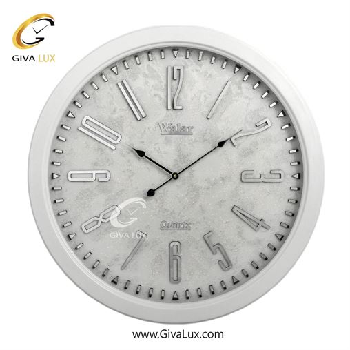 ساعت دیواری اورجینال والار PVC سفید| کد رفرنس 602