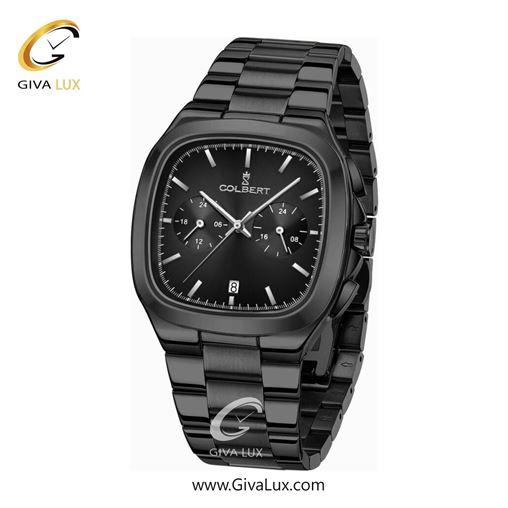 ساعت مچی اورجینال مردانه کلبرت COLBERT سه موتوره فول تایم مشکی | مشکی| نقره ای-مشکی| کد رفرنس 0295G