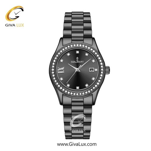 ساعت مچی اورجینال زنانه کلبرت COLBERT تیتانیوم | تیتانیوم| مشکی| کد رفرنس 0296L