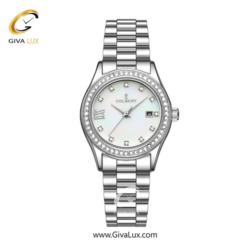 ساعت مچی اورجینال زنانه کلبرت COLBERT نقره ای | نقره ای| سفید صدفی| کد رفرنس 0296L