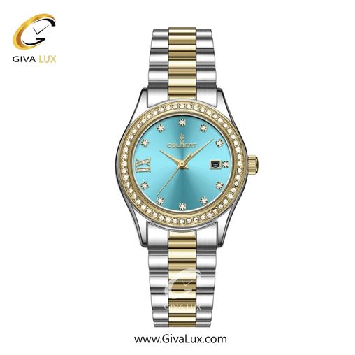 ساعت مچی اورجینال زنانه کلبرت COLBERT طلایی | نقره ای-طلایی| آبی| کد رفرنس 0296L
