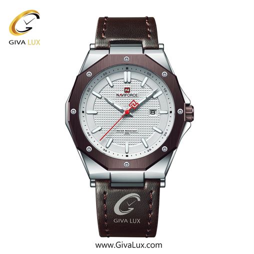 ساعت مچی مردانه بند چرم ناوی فورس (نیوی فورس) NF9200 S/W/D.BN 296_SWD.BN.jpg