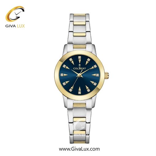 ساعت مچی اورجینال زنانه کلبرت COLBERT طلایی | طلایی-نقره ای| سرمه ای| کد رفرنس 0297L