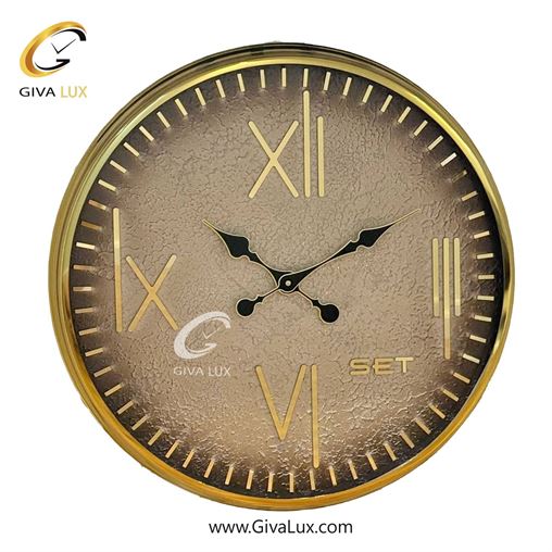 ساعت دیواری اورجینال ست آلیاژ فلزی طلایی| کد رفرنس 105