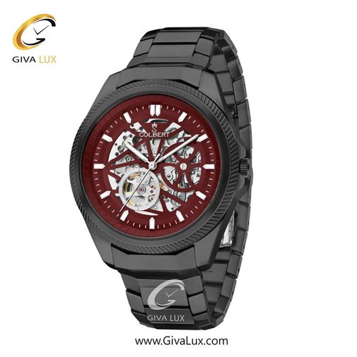 ساعت مچی اورجینال مردانه کلبرت COLBERT مشکی | مشکی| نقره ای-زرشکی| کد رفرنس 0300M