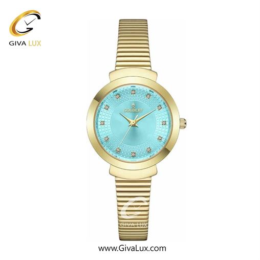 ساعت مچی اورجینال زنانه کلبرت COLBERT طلایی | طلایی| آبی| کد رفرنس 0301L
