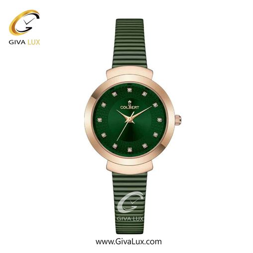 ساعت مچی اورجینال زنانه کلبرت COLBERT رزگلد | سبز یشمی تیره| سبز یشمی تیره| کد رفرنس 0301L