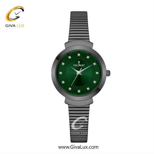 ساعت مچی اورجینال زنانه کلبرت COLBERT تیتانیوم | تیتانیوم| سبز یشمی تیره| کد رفرنس 0301L