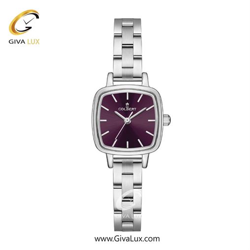 ساعت مچی اورجینال زنانه کلبرت COLBERT نقره ای | نقره ای| بادمجانی| کد رفرنس 0302L