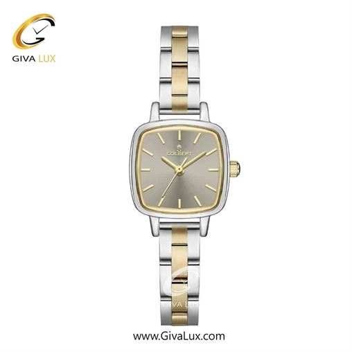 ساعت مچی اورجینال زنانه کلبرت COLBERT نقره ای-طلایی | طلایی-نقره ای| خاکستری بژ| کد رفرنس 0302L