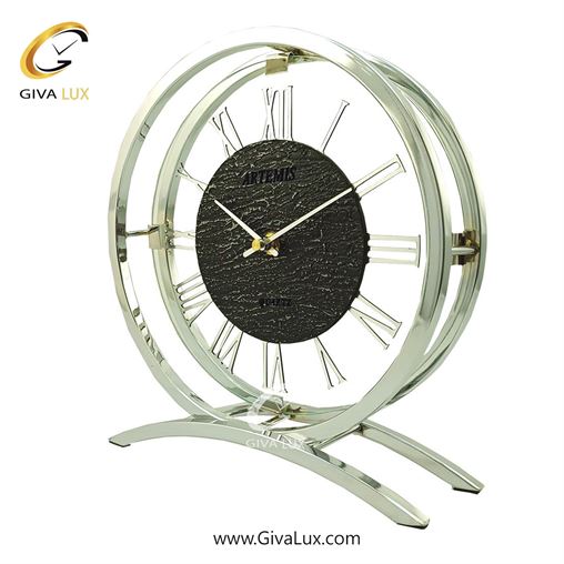 ساعت رومیزی آلیاژ فلزی| 30250-Silver-2.jpg