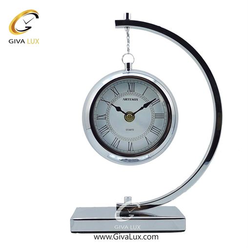 ساعت رومیزی اورجینال آرتمیس آلیاژ فلزی نقره ای| کد رفرنس 30542، مدل: 30260Silver