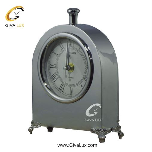 ساعت رومیزی آلیاژ فلزی| 30270-Silver.jpg