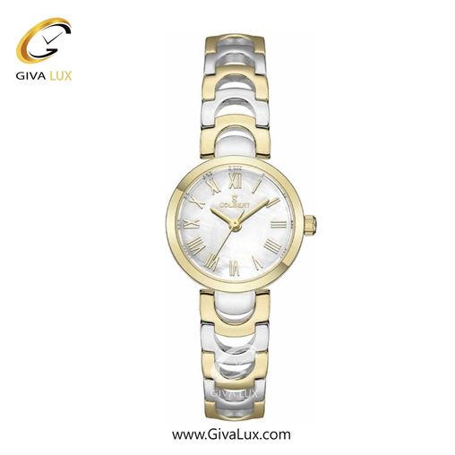 ساعت مچی اورجینال زنانه کلبرت COLBERT طلایی | نقره ای-طلایی| سفید صدفی| کد رفرنس  0303L